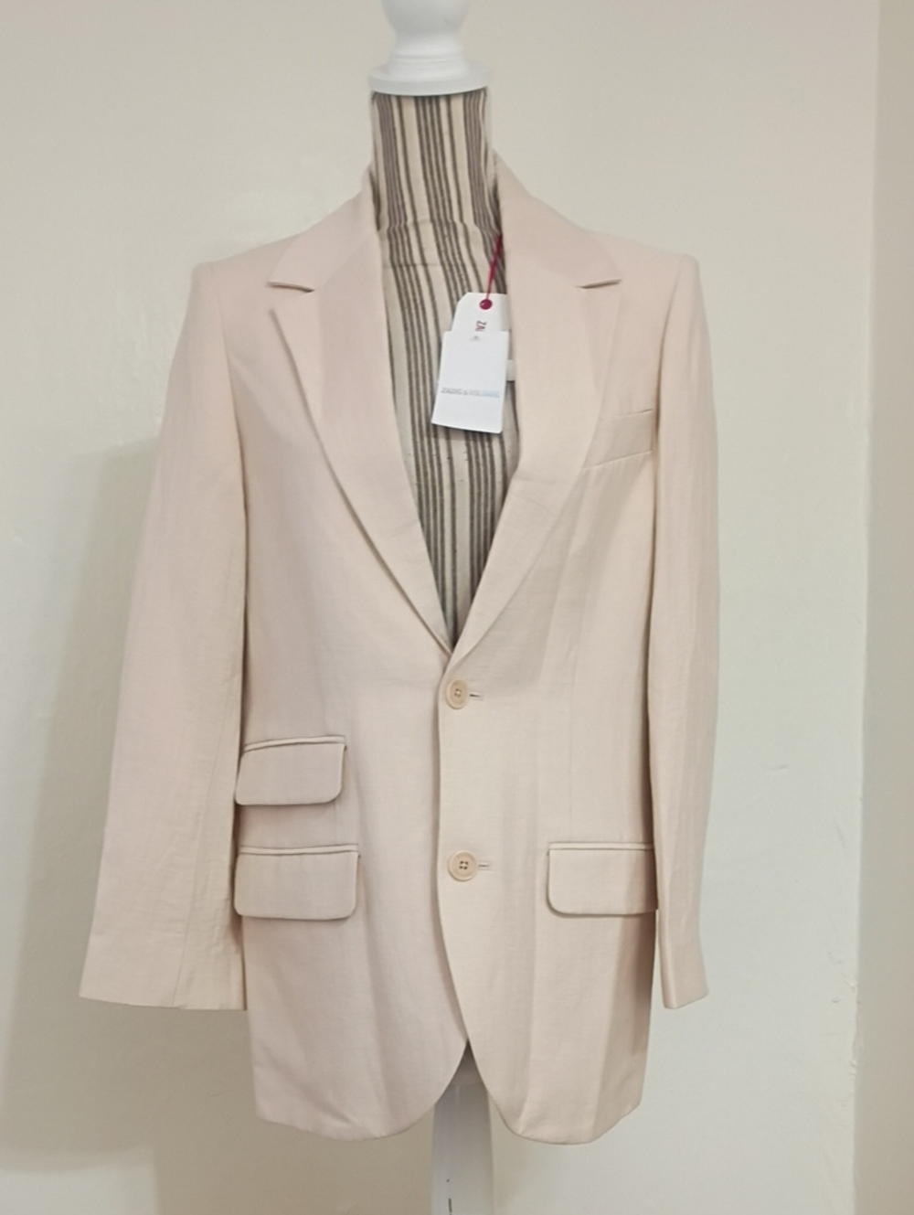 Zadig and Voltaire Violet Linen Mix Blazer Size 34th NWT MSRP $698